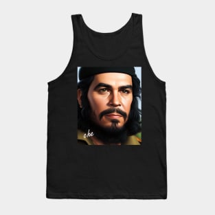 Realistic Portrait of Che Guevara Tank Top